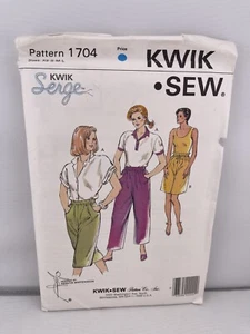 Oop Kwik Sew 1704 misses Long Fitting Pull-On pants With side pockets size XS-L - Picture 1 of 4
