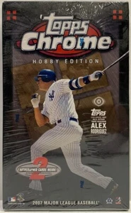 2007 TOPPS CHROME MLB BASEBALL HOBBY BOX ALEX GORDON RC NEW SEALED U.S. - Picture 1 of 6