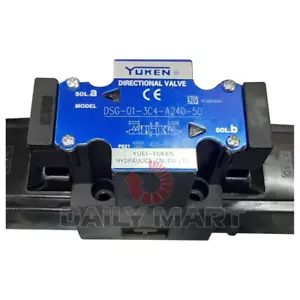New In Box YUKEN DSG-01-3C4-A240-50 Solenoid Valve - Picture 1 of 1