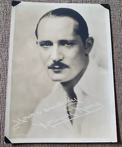 Norman Kerry Movie Studio Publicity Photo 1930s silent film star Print signature - Picture 1 of 4