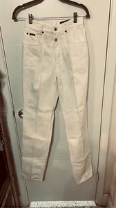 Jeans donna Lawman Western Superior Fit bianco taglia 5 - Foto 1 di 13