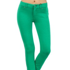lime green jeggings