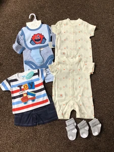 Bundle of baby boys summer clothes 3-6 months - Picture 1 of 4