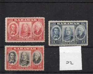 Sarawak (02) 1941 - Jubiläumsausgabe - 3 Werte - postfrisch - SG Kat 14€ - Bild 1 von 1