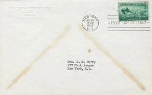 936 U.S. COAST GUARD - Postmaster General embossed cornercard - Bild 1 von 1