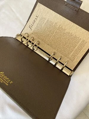 FILOFAX-2MLF 7/8 MAHAGONI MAROKKANISCHES NARBENLEDER-SAMMLERSTÜCK-SCHÖNHEIT-SELTEN - Bild 1 von 4