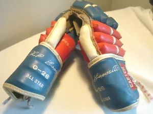 Vintage....Pair...Of...Phil..Esposito...Exeter...Ice...Hockey...Gloves...G-26 - Picture 1 of 8