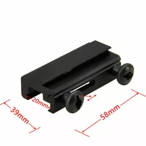 Zielfernrohr Adapter Picatinny - / Prismenschiene 20mm auf 11mm Montage - Bild 1 von 8