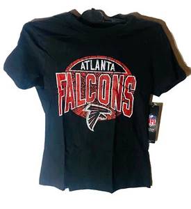 NFL Team Apparel Girls' Atlanta Falcons Totally Cool Short-Sleeve T-Shirt SMALL  - Picture 1 of 7