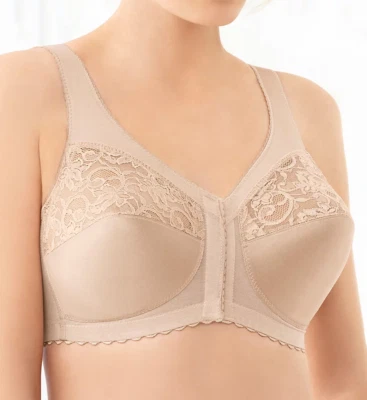 Sutiã Glamorise BLUSH Magic Lift figura completa gancho frontal, EUA 42C, Reino Unido 42C - Imagem 1 de 4