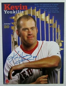 2005 BOSTON RED SOX Infielder #20 KEVIN YOUKILIS Color Magazine Poster - Picture 1 of 1