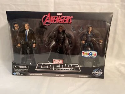 Marvel Legends Avengers Agents of Shield Coulson Furry & Hill Toys R Us paquete de 3 Foto 1 de 4