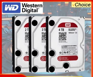 Western Digital 4TB 2TB 3TB 6TB Red NAS Hard Disk Drive 3.5" Internal Hard Drive - Picture 1 of 6