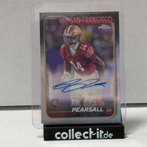 RA-RPE - Ricky Pearsall Autograph Rookie RC Base - Topps Chrome Football 2024 - Bild 1 von 1