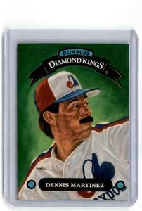 1992 Donruss Diamond Kings Dennis Martinez Montreal Expos #DK-24 - Picture 1 of 2