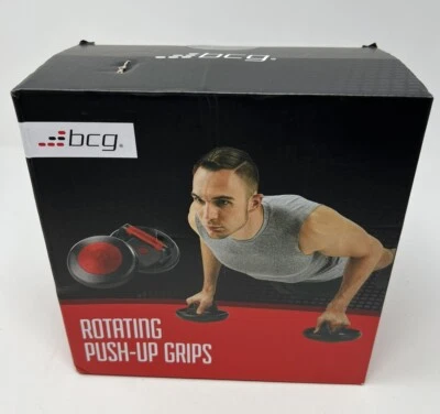 Вращающиеся ручки для отжиманий BCG Fitness | силовые тренировки для тренировок - Изображение 1 из 4