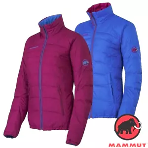 MAMMUT Blackfin Down Puffer Jacket Women Size L Reversible MJ5464 - Picture 1 of 9