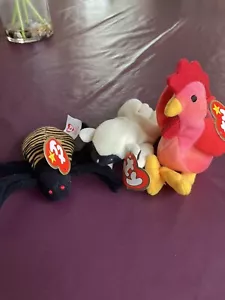 McDonald’s ty teenie beanie babies Strut, Spinner And Chops - Picture 1 of 6