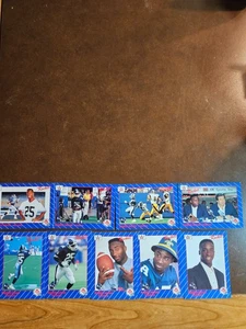RAGHIB "ROCKET"  ISMAIL - **Lot of 8 Different** 1991 Al World CFL - Argonauts - Picture 1 of 1