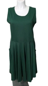Svaha USA Green Sleeveless Twirl Dress Size XL - Picture 1 of 11