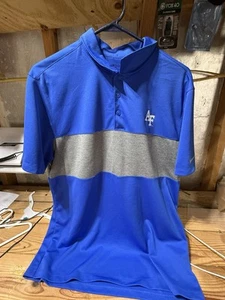 Air Force Falcons Shirt Herren Large Blau Nike Golf Polo Dri Fit Kurzarm - Bild 1 von 4