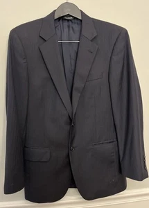 38 R- JOS. A. BANK 100% WOOL SPORT COAT NAVY BLUE Signature Collection - Picture 1 of 11