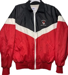 Vintage Steppjacke Georgia Bulldogs Fahrrad Größe M 4568 - Bild 1 von 7