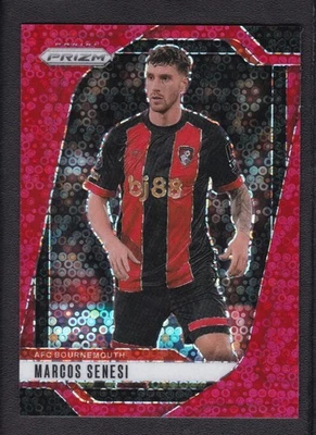 2024-25 MARCOS SENESI 33/49 PANINI PRIZM PREMIER LEAGUE DISCO RED - Image 1 of 2