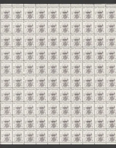 1983 US Scott #1845, 2c Igor Strawinsky, Sheet of 100 MNH - Bild 1 von 1