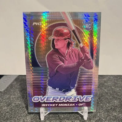 2021 Panini Chronicles Overdrive Hyper /299 Mickey Moniak #10 Rookie Card RC - Image 1 of 2