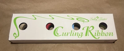 Vintage Sally Foster Gift Curling Ribbon Rolls Multicolored In Box- 8 in Box - Image 1 of 4
