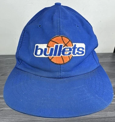 Vintage Washington Bullets Hat Cap Universal Industries Inc. NBA SnapBack M/L - Image 1 of 4