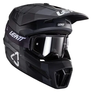 Casco todoterreno Leatt 3.5 V24 MX con 4.5 gafas negro SM - Imagen 1 de 7