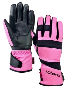 ISLERO Damas Todo Clima Moto Impermeable Guantes Cuero A Prueba de Viento Tempest - Imagen 1 de 6