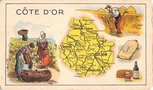 Cromo Ilustración Geografía Francia Costa D'Or Pastillas Salmón - Bild 1 von 2