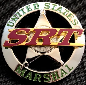 USMS - US Marshals Service SILVER SRT topper for award displays VERY RARE - Picture 1 of 2