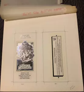 OBRA DE ARTE DE DESARROLLO DE CORRECCIÓN DE CALDERO NEGRO 14" X 15" PRUEBA DE IMPRESORA - Imagen 1 de 10