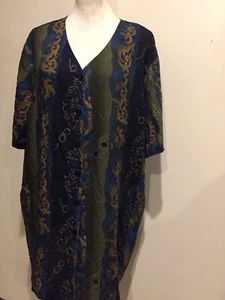 Capistrano Essentials Top, Blouse, Sz 26/28W, , Multicolored, Button-down, NWT - Picture 1 of 3