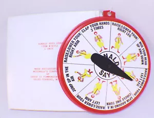 Ronald McDonald Spinner Party Game Ronald Says New in Box - Picture 1 of 2