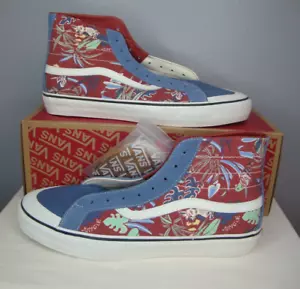 Vans Sk8-Hi 138 Decon Skate Shoes Hawaiian Jungle Print Mens 11.5 Canvas Suede - Picture 1 of 10