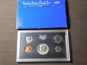 MONEDAS DE ESTADOS UNIDOS 40% PLATA MEDIO DÓLAR AÑOS 70-S 5 MONEDAS ESTADOS UNIDOS CONJUNTO DE PRUEBA DE ACUÑACIÓN - Imagen 1 de 15