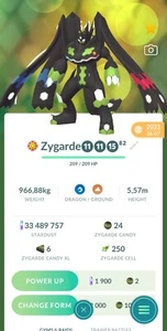 Pokemon Go Zygarde 100% form | 250 Cells Fąrm (Read Description) - Afbeelding 1 van 1