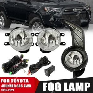 For Toyota 4Runner 2015-2021 Fog Light Bumper Frame Cover Daytime Running Light - Picture 1 of 12