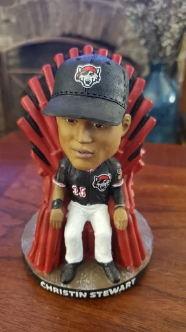 2018 ERIE SEAWOLVES CHRISTIN STEWART "GOT" GAME OF THRONES SGA BOBBLEHEAD TIGERS Cover