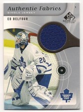 Ed Belfour 05-06 Upper Deck SP Game Used Authentic Fabrics Single Jersey