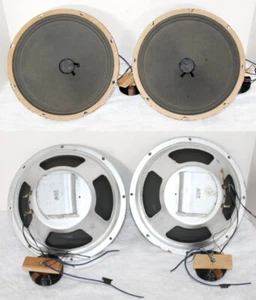 Pair of Pilot Radio 10" Alnico 8 ohm Woofer Speakers From 1051 Console Stereo - Picture 1 of 24