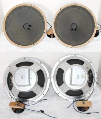 Pair of Pilot Radio 10" Alnico 8 ohm Woofer Speakers From 1051 Console Stereo - Image 1 of 4