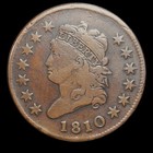 Large cent 1810 Sheldon 285 collector coin