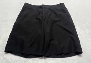 IZOD Performance Shorts Uniform Youth Boys 16 Husky Black Adjustable Waist - Picture 1 of 10