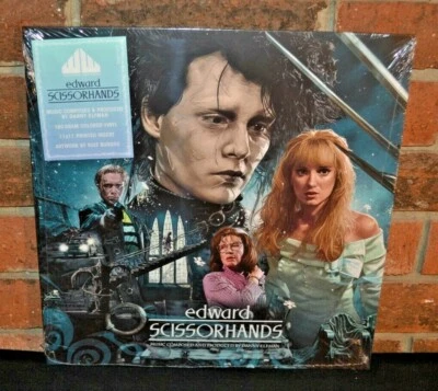 EDWARD SCISSORHANDS - Soundtrack, Ltd 30th Ann BLUE COLOR VINYL LP Gatefold New! - Image 1 of 4